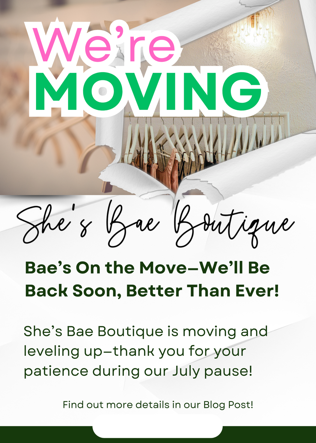 🚛 We’re Moving, Bae! See You Soon 💕
