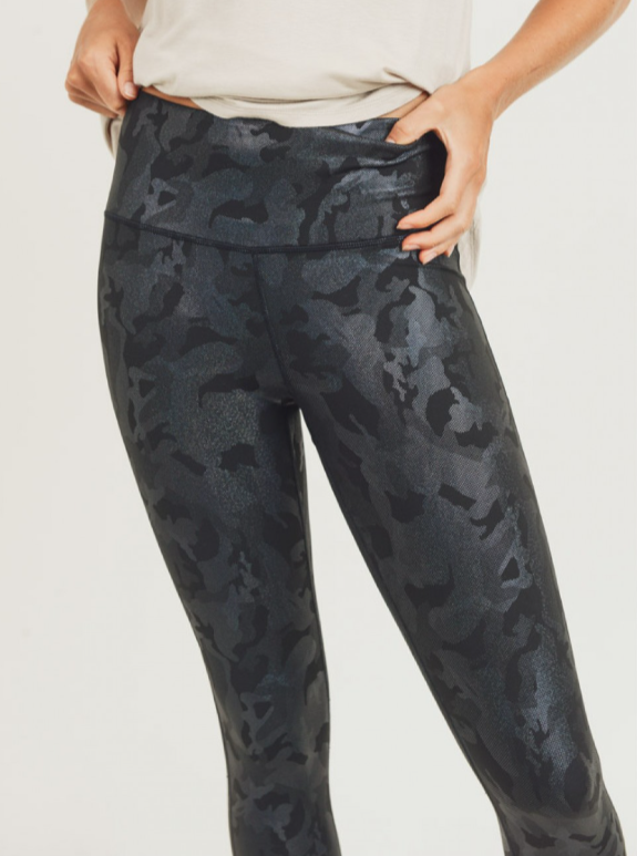 Camo Holographic Foil Print (Legging Only)