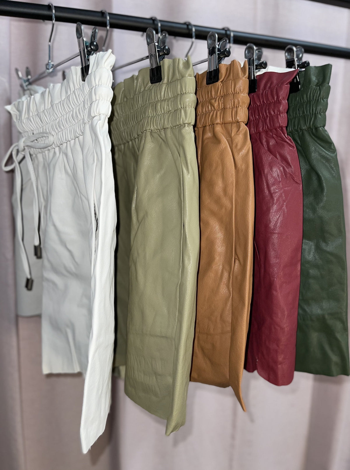 She's Bae Boutique Holiday Style Edit — Vegan Leather Paperbag Shorts 2.0