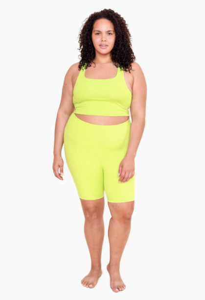 Limeade Biker Short (Size Inclusize) – She's Bae Boutique
