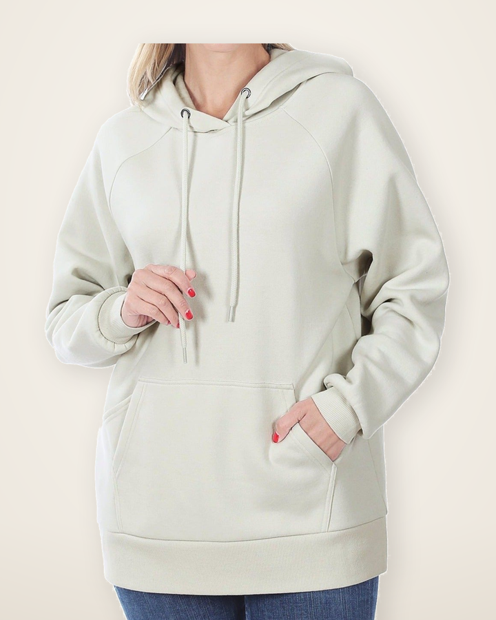 Essence Collection Hoodie in Bone — Women&
