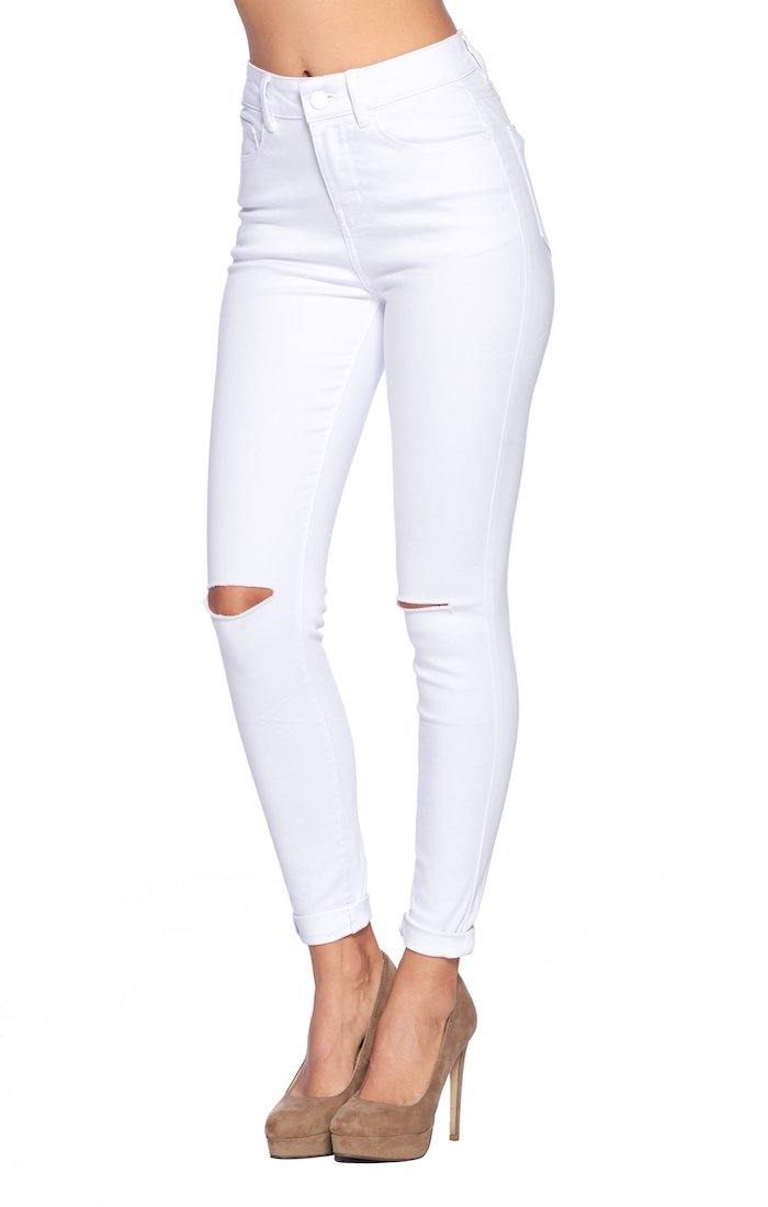 Classic White Jeans - She's Bae Boutique