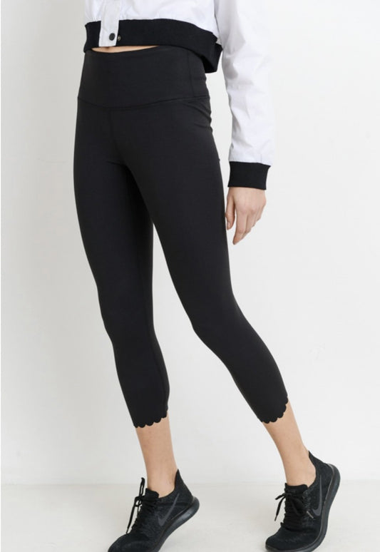 Scallop Highwaist Legging