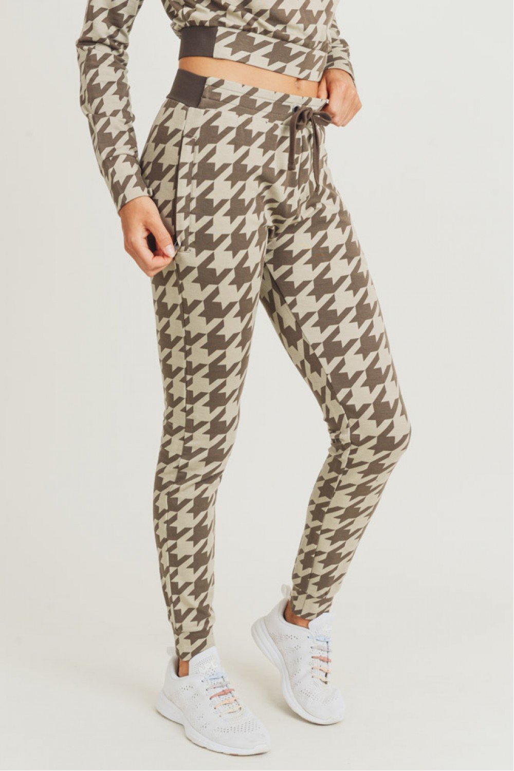 Houndstooth Hoodie Set