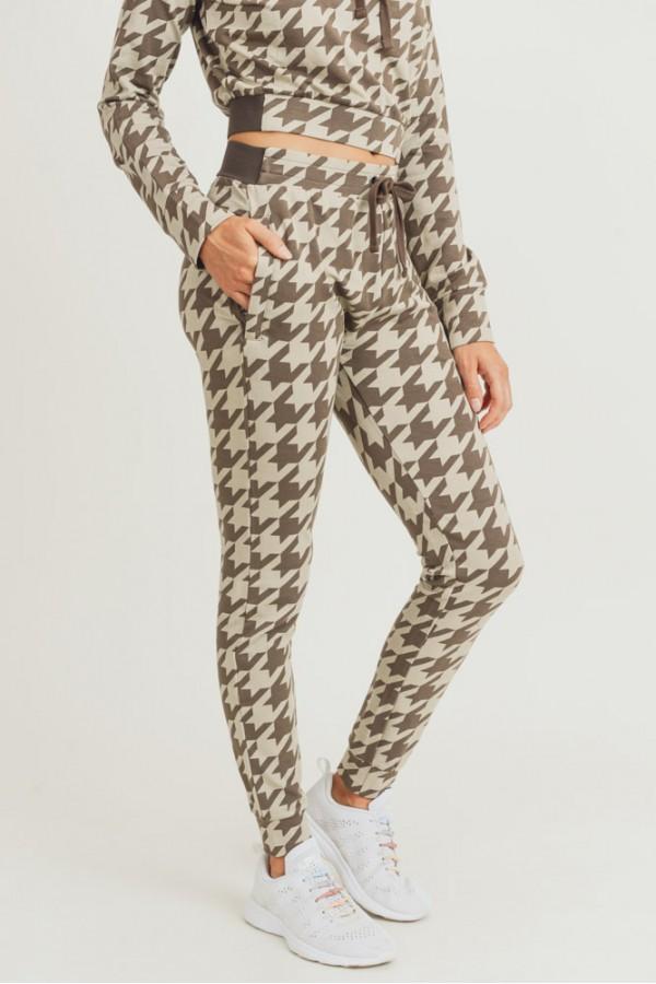 Houndstooth Hoodie Set