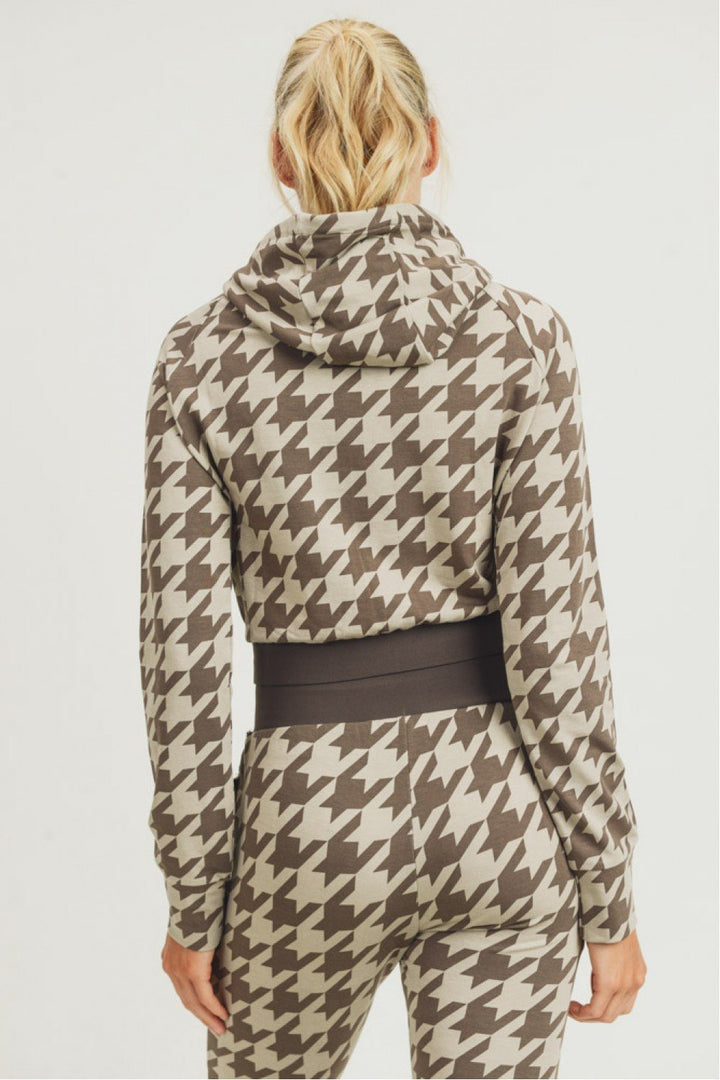 Houndstooth Hoodie Set