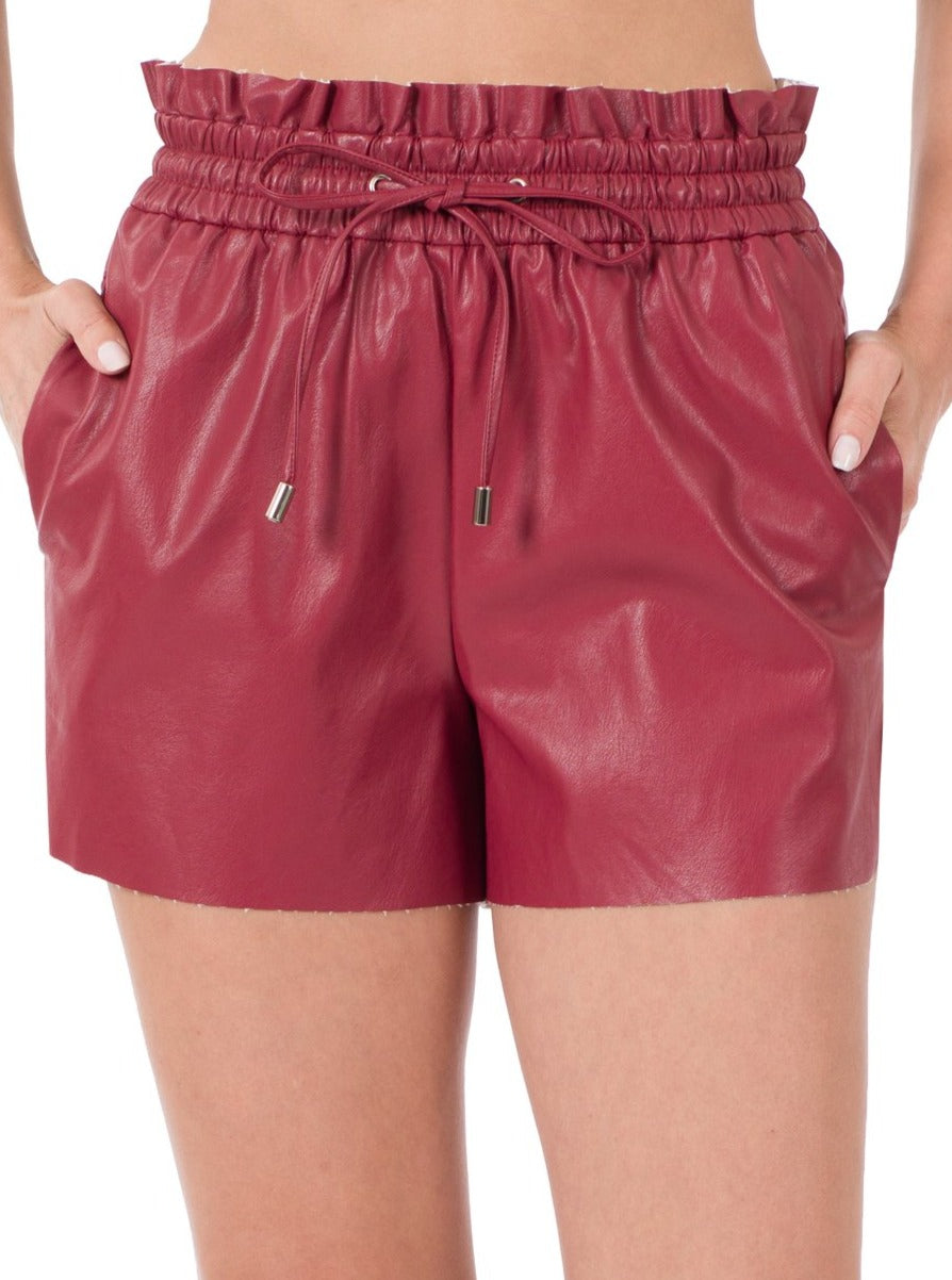 Vegan Leather Shorts 2.0