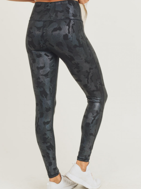 Camo Holographic Foil Print (Legging Only)