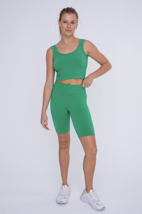 Ribbed Seamless Biker Short