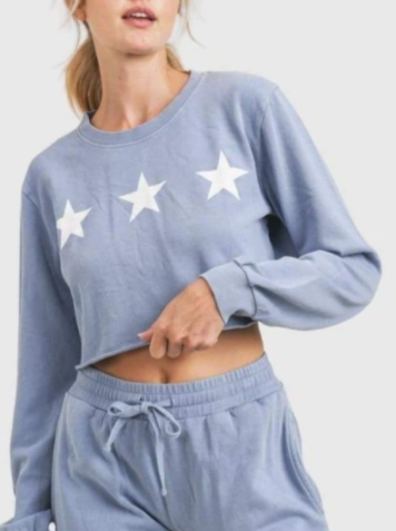Star Quality Crop Sweater