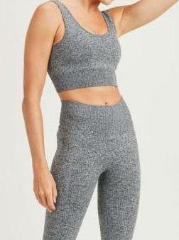 Grey Flawless 2PC Set - She's Bae Boutique
