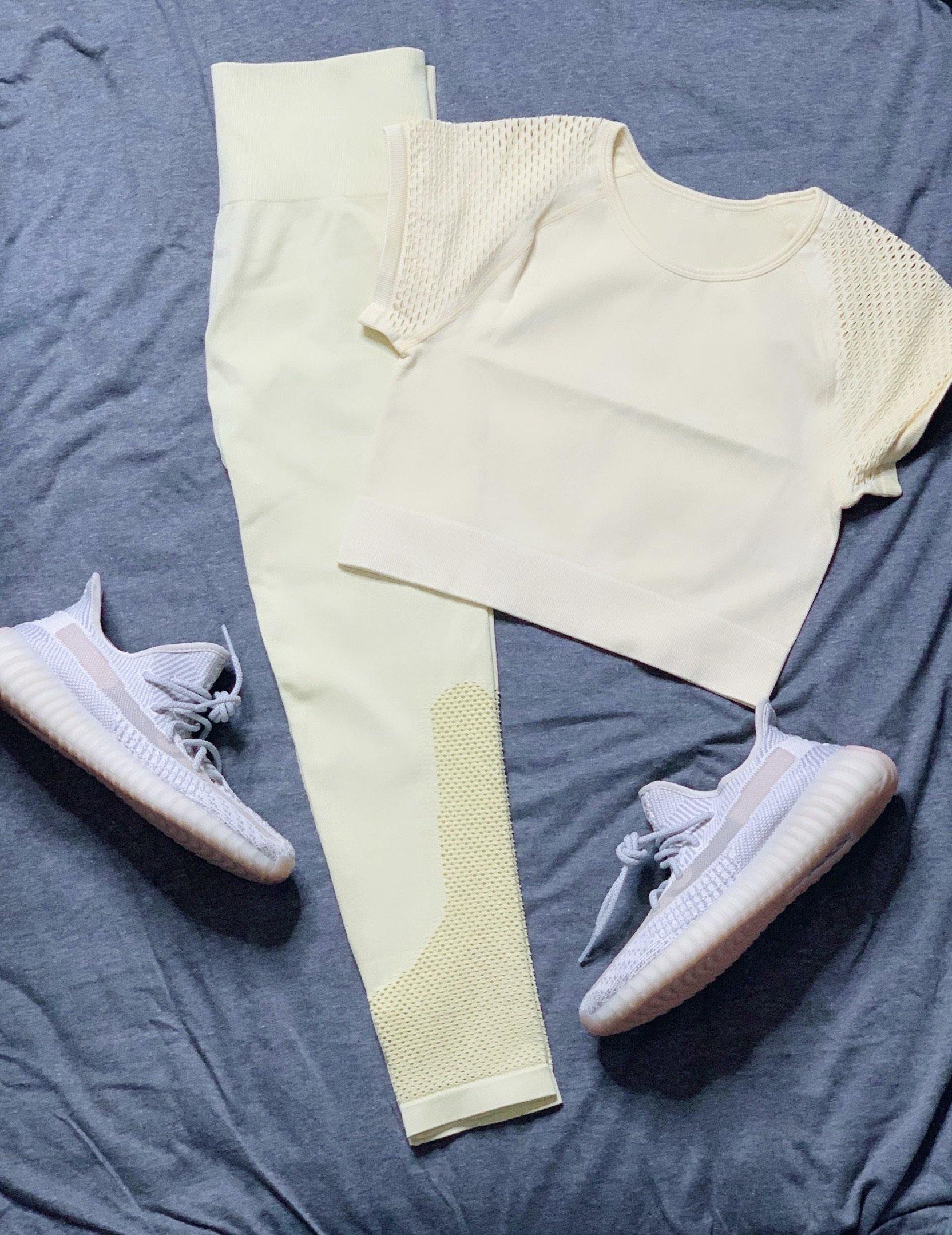 Lemoncello- Seamless  2PC Set - She's Bae Boutique