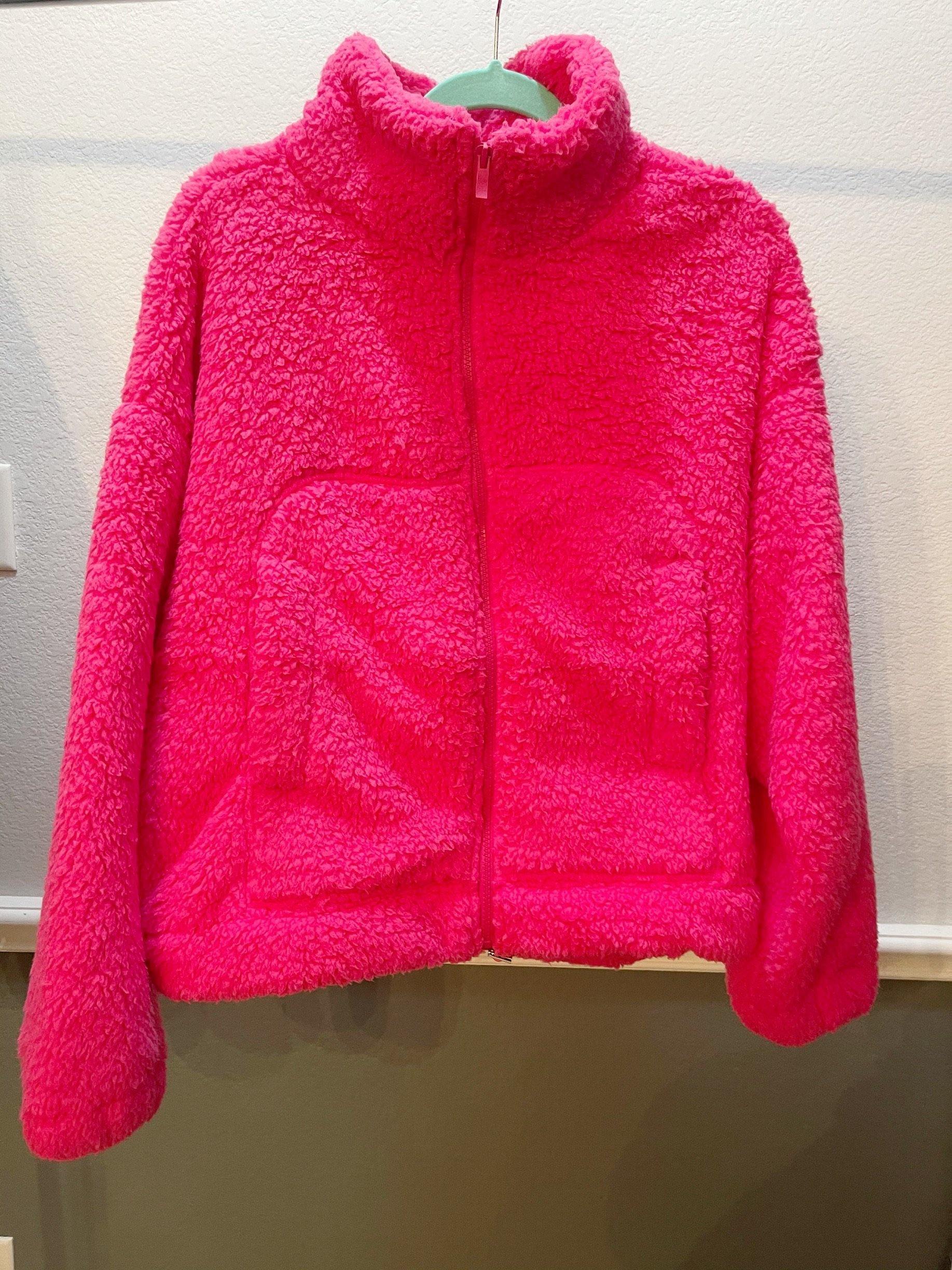 Hot Pink Teddy Bear Sherpa - She's Bae Boutique